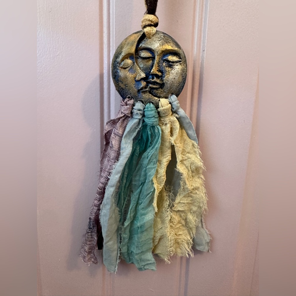 Sun moon necklace